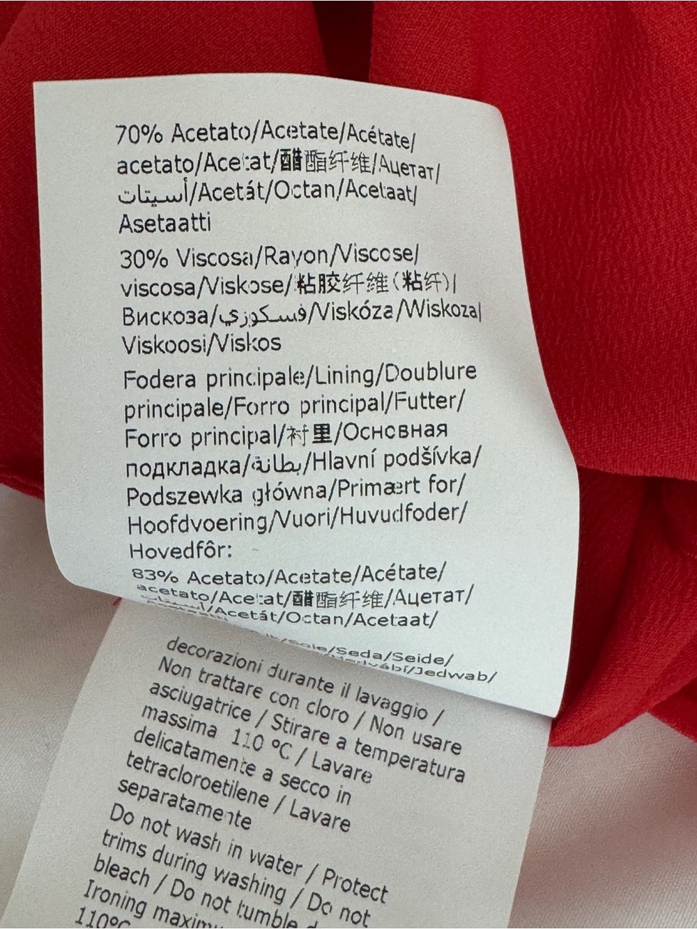 Moschino Couture! Red Satin Halter Dress Gold Heart Buttons US 8 - Picture 12 of 12